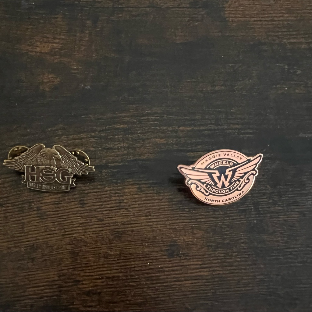 Harley-Davidson Brass Harley Owners Group Eagle Pin